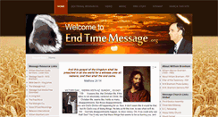 Desktop Screenshot of endtimemessage.org